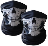 Skull Face Cover Neck Gaiter - Seamless ~Breathable Fabric!