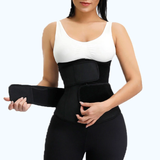 Premium Waist Trainer - Double Compression Straps with Supportive Zipper!