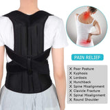 Women's Adjustable Posture Corrector Back Brace Shoulder Lumbar Spine Support