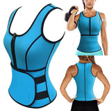 Sauna Slimming Vest Waist Trainer Adjustable Velcro Sweat Trimmer Belt - StabilityPro™