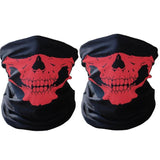 Skull Face Cover Neck Gaiter - Seamless ~Breathable Fabric!