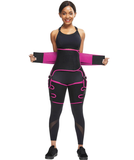Waist Trainer Belly & Thigh Fat Burning Weight Loss Wrap with Butt Lifter