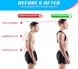 Adjustable Posture Corrector - Back Support & Pain Relief