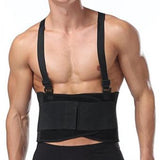 Back Brace with Suspenders - Lumbar Support ~ Improved Posture!