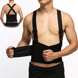 Back Brace with Suspenders - Lumbar Support ~ Improved Posture!