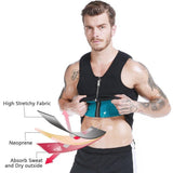 Sauna Vest Ab Trimmer Fat Burn Waist Trainer Compression Sauna Suit - StabilityPro™
