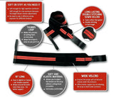 Fitness Weight Training Wrist Wrap Support Power Lifting Straps - StabilityPro™