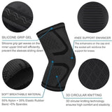 Compression Knee Sleeve Brace Patella Stabilizer Support - StabilityPro™
