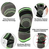 Knee Compression Sleeve Brace with Patella Stabilizer Straps - StabilityPro™