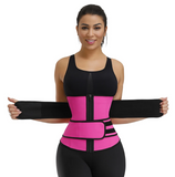 Premium Waist Trainer - Double Compression Straps with Supportive Zipper!