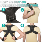 Posture Corrector Adjustable Back Brace & Shoulder Support - StabilityPro™