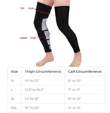 Thigh High Compression Stockings - Full Leg Sleeves!