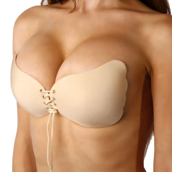 Backless, Strapless, Push-up Bra - Great for cleavage enhancement!