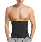 Waist Trainer for Men - Double Compression Strap Sweat Belt - Burn Stomach Fat!!
