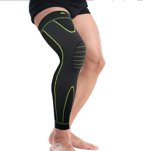 Compression Leg Sleeve Knee Support Stabilizer Long Brace