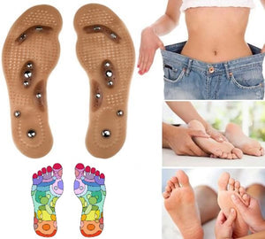 Acupressure Foot Insole - Magnetic Therapy - Stimulates Weight Loss!