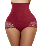 Sexy High Waist Slimming Shaper BoyShort with Lace Butt Lifter