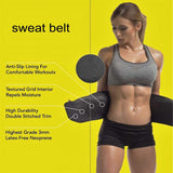 Sauna Sweat Slimming Thermo  Belt - Ab & Belly Trimmer Waist Trainer - StabilityPro™