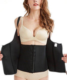 Zipper Sauna Waist Trainer Slimming Cincher Corset Postpartum Trimmer - StabilityPro™