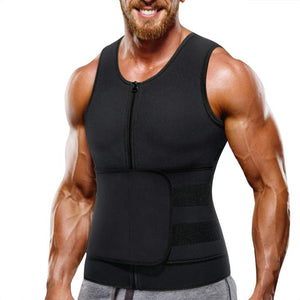 Men's Fat Burning Waist Trimming Sauna Vest - Burn Extra Calories & Tone Up Fast!