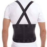 Back Brace with Suspenders - Lumbar Support ~ Improved Posture!