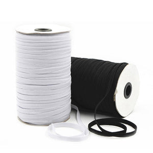 DIY Braided Elastic Sewing Band Cord 100 Yards 3mm - 6mm Wide - BackYourHero