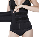 Waist Trainer Sweat Belt Fitness Trimmer ~ With Velcro & Zipper!