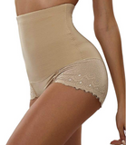 Sexy High Waist Slimming Shaper BoyShort with Lace Butt Lifter