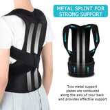 Women's Adjustable Posture Corrector Back Brace Shoulder Lumbar Spine Support