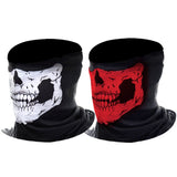 Skull Face Cover Neck Gaiter - Seamless ~Breathable Fabric!