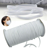 DIY Braided Elastic Sewing Band Cord 100 Yards 3mm - 6mm Wide - BackYourHero