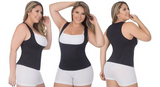 Plus Size Sauna Tank Top Sweat Body Shaper - Ab & Waist Slimming Weight Loss
