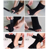 Plantar Fasciitis Dorsal Night Splint AFO Orthotic Drop Foot Brace - Heel Pain Relief - StabilityPro™