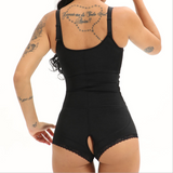 Zippered Sexy Bodysuit Waist & Stomach Shaper with Lace