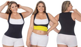 Plus Size Sauna Tank Top Sweat Body Shaper - Ab & Waist Slimming Weight Loss