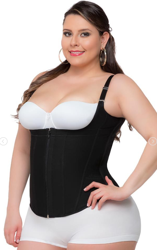 Plus Size Waist Trainer - 3 Hook Cincher with Supportive Zipper!