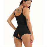 Zippered Sexy Bodysuit Waist & Stomach Shaper with Lace