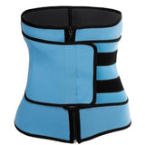 Waist Trainer Sweat Belt Fitness Trimmer ~ With Velcro & Zipper!