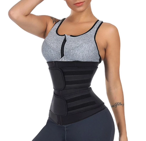 Waist Trainer - Double Compression Straps with Supportive Zipper!