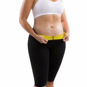 Plus Size Sauna Pants - Waist Slimming Capris ~ Weight Loss Enhancer!