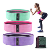 Fabric Booty Band Set - 3 Levels of Resistance - Grow Your Glutes!