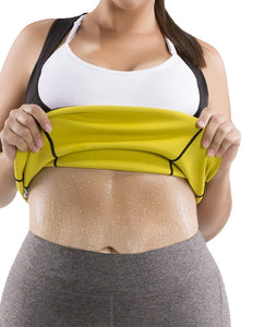 Plus Size Sauna Tank Top Sweat Body Shaper - Ab & Waist Slimming Weight Loss