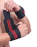 Fitness Weight Training Wrist Wrap Support Power Lifting Straps - StabilityPro™