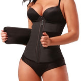 Lux Waist Trainer - Velcro Compression Straps ~ with Supportive Zipper!