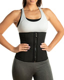 Premium Triple Hook Zippered Body Shaper! - "Clip & Zip" Waist Trainer