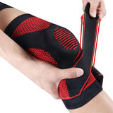 Knee Brace Compression Sleeve with Patella Stabilizer & Adjustable Straps