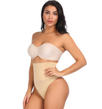 High Waist Body Shaper Thong - Tummy Control Compression Panties