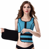 Sauna Slimming Vest Waist Trainer Adjustable Velcro Sweat Trimmer Belt - StabilityPro™