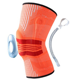 Compression Knee Sleeve Brace with Silicone Patella Stabilizer Support