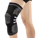Compression Knee Sleeve Brace with Silicone Patella Stabilizer Support